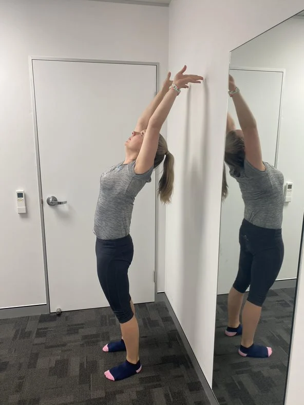 Lumbar Extension correct alignment